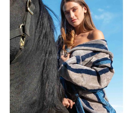 Accappatoio di spugna Mirabello Carrara Amorgos